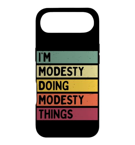 I'm Modesty Doing Modesty Things �ʔ������� �X�}�z�P�[�X iPhone Air �p