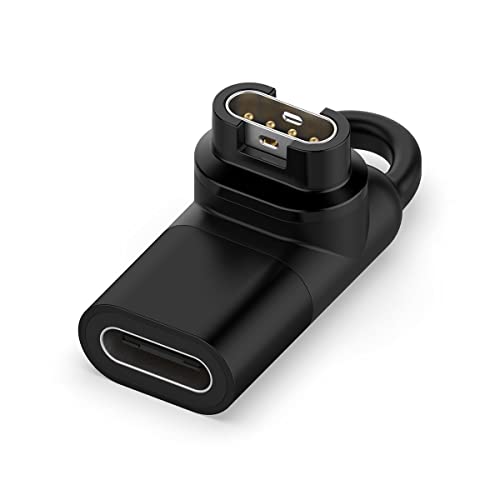 Adapter ładowarki USB C do zegarka Garmin Watch Fenix 8, 7X, 7S, 7 Pro, Forerunner 965, 955, 945, 935, 745, 265, 255, 245, 165, 55, 45, Approach, S10, S12, S40, S42, S60, S62, S70, Vivoacitit; VE 3 4