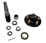 STUB-84-545-HSQ for 5 Lug x 4.5" Idler Hub Square Spindle Kit Stub End Unit Trailer Axle ﻿