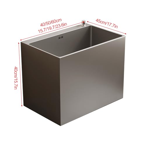 Évier industriel durable et fonctionnel au design épuré et résistant - 8