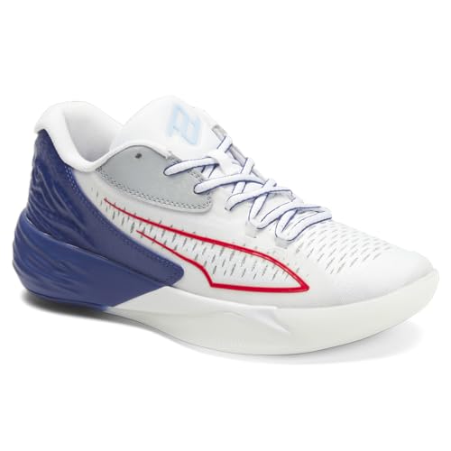 PUMA Mens Stewie 1 Four-Time Basketball Sneakers Casual Shoes Casual - White - Size 8.5 M