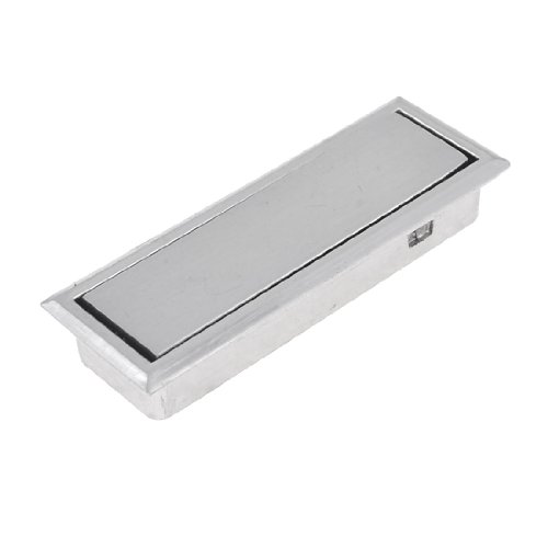Image of Cabinets Fitting Stainless Steel Rectangular Pull Handle 6.5cm 2.6 inch Long