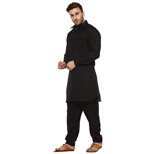 Image of Royal Kurta Mens Cotton Pathani Suit
