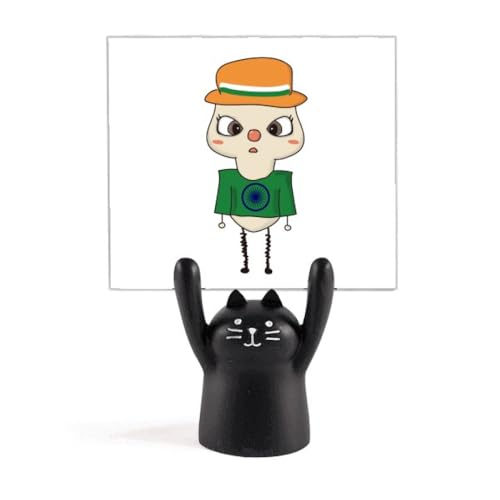Support mémo chat noir porte-photo mignon décoration bureau Asie UU