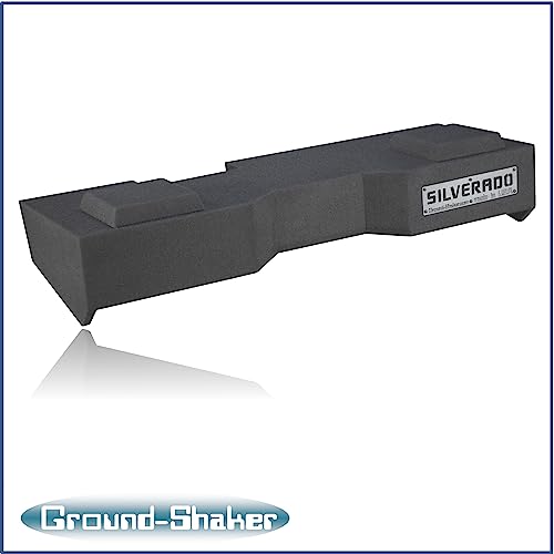 Silverado Crew-Cab 2014-2018 10" Dual Sub Box Dual 10" Subwoofer Enclosure Speaker Box Ground Shaker Speaker Box Stereo Subwoofer Box Enclosure Car Audio Home Audio Ground-Shaker