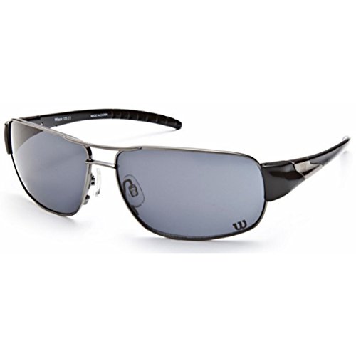 Wilson 1027 Sunglasses Gunmetal Frame Grey Lenses Size 64-14-1252