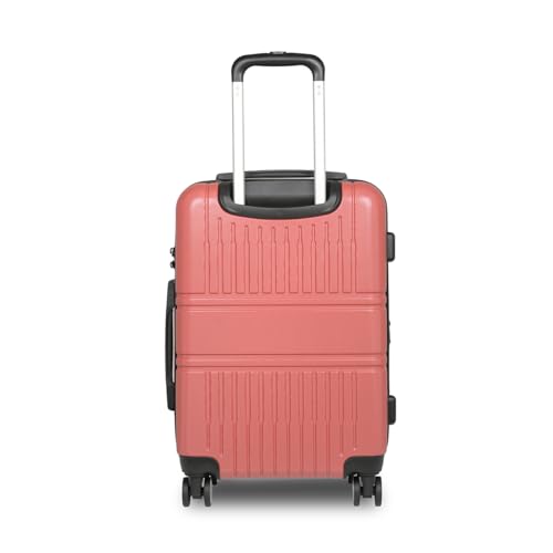 Image of Tommy Hilfiger Stanford Luggage Set of 3 (Cabin, Mid & Cargo)- Burnt Orange | Polycarbonate Hardshell Suitcase | Expandable Trolley Bags with Flushed TSA Lock, 360 Spinner Wheels & Telescopic Handles