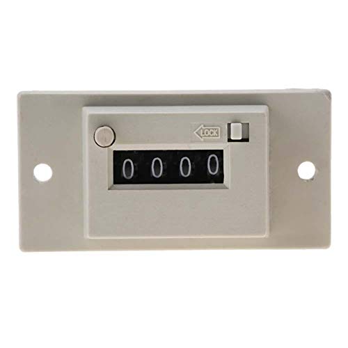 Image of CSK4-YKW 4 Digit Electromagnetic Counter pulse count AC110V / AC220V / DC24V(AC 110V)