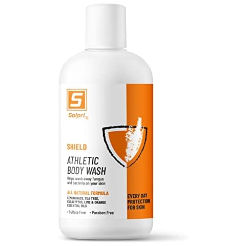 Solpri Shield Athlete's Body Wash Sulfate Free with Lemongrass, Tea Tree, Eucalyptus Oils 8 Fl Oz Cover