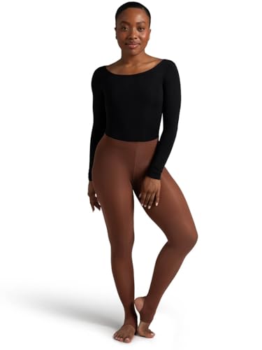 Image of Capezio womens Ultra Soft Self Knit Waistband Stirrup TightTight