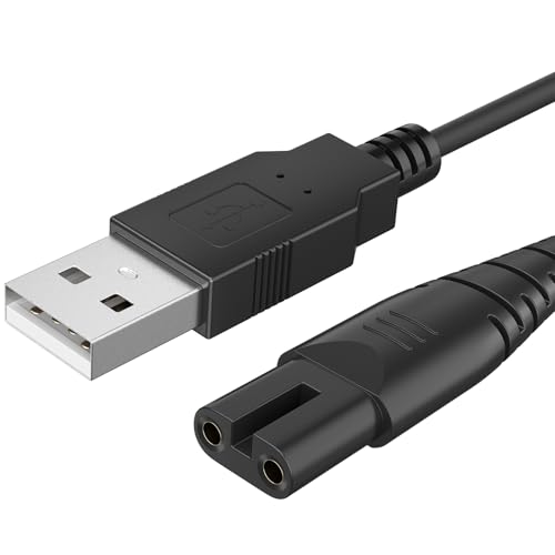 Meliya USB Charger Cable for Skull Pitbull Charger, Palm, Butterfly Kiss and Beast Clipper PRO Shaver, Charger Adapter Cable Cord for Skull Pitbull Gold PRO Pitbull Platinum PRO