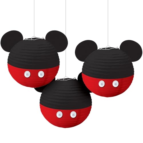amscan Mickey Mouse Forever Paper Lanterns - 11 3/4