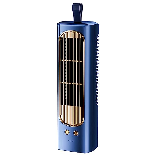 Agwuoetr Ventilador de Torre para el Hogar CirculacióN de 90° Oscilante RefrigeracióN Silenciosa Aire Acondicionado PortáTil Escritorio de Pie Ventilador Sin Aspas