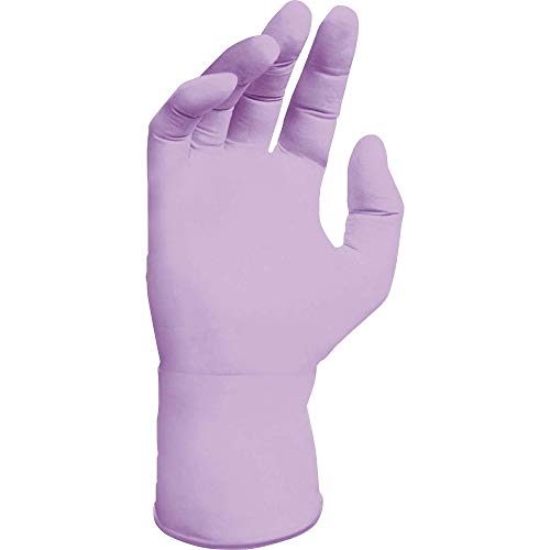 Kimberly Clark Lavender Nitrile Exam Gloves (52818), Thin Mil, 2....