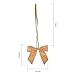 Meseey 50pcs Stretch Elastic Loops with Pre-Tied Ribbon Bows for Gift Wrapping,Baby Showers, Weddings, Christmas Boxes (5