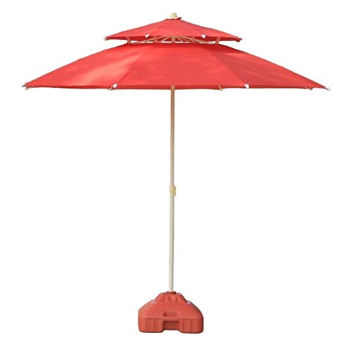 Parasol de playa y jardín con inclinación para camping y eventos