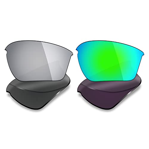 Image of Mryok 2 Pair Polarized Replacement Lenses for Oakley Half Jacket 2.0 XL Sunglass - Options