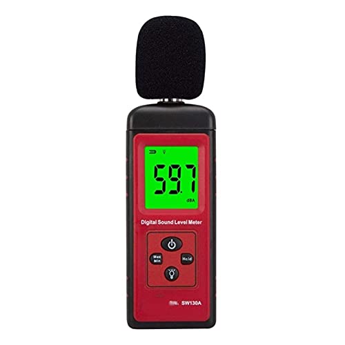 UOOD Digital Sound Level Meter 30~130 dB Handheld Decibel Noise Measurement Tester Decibel Data Logger with Time USB Data Analysis DB Monitor for Industry and Daily Life Easy to Carry