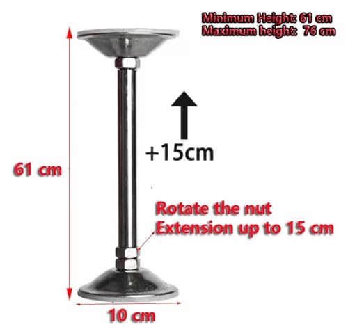 Support d'évier sous-plan en acier inoxydable robuste 76 cm - 8