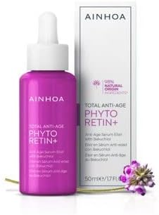 AINHOA Sérum Bakuchiol PHYTO RETIN+ 50 ml - Retinol Vegano Antiarrugas para Piel Sensible