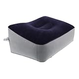 iplusmile Repose-Pied Gonflable De Voyage pour Avion Et Camping Coussin Matelas Auto-gonfl...
