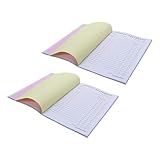 jojofuny Rechnungsblöcke für Kleinunternehmen Auftragsbelegheft mit Selbstdurchschreibend für Reparatur und Bauaufträge