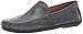MARC JOSEPH NEW YORK Herren Leather Made in Brazil Broadway Loafer Halbschuhe, Grau Graine, 45 EU
