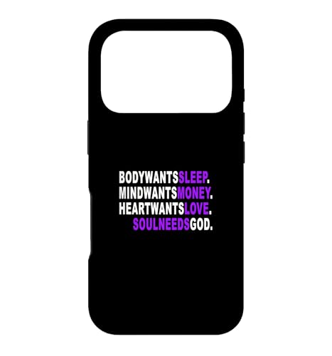 �p�[�v���J���[ Soul Needs God �p�[�v���O���t�B�b�N �X�}�z�P�[�X iPhone 17 Pro �p
