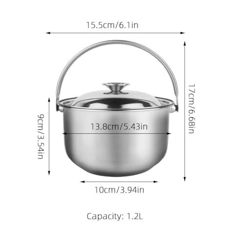 Bol à mélanger en acier inoxydable et casserole multifonction - 5