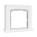 Produktbild Klarstein Studio Frame II Kamingehäuse - Dekokamin, modernes Design, MDF, Marmordekoration, passend für viele Elektro- oder Ethanolkamin-Einsätze, Wandverschraubung, weiß