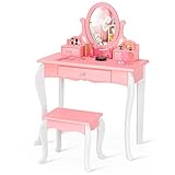 【Einfache Montage & Reinigung】Dieses Set mit Tisch und Hocker wird mit einer verständlichen Anleitung und dem benötigten Zubehör geliefert, wodurch der Aufbau schnell und einfach gelingt. Außerdem lässt sich die glatte und wasserfeste Oberfläche leicht reinigen.