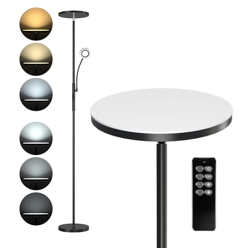 Anten Deckenfluter LED Dimmbar København | 30W Stehlampe LED & 5W...