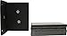 (5) Black Triple Overlap Style DVD Cases - 14MM Thick