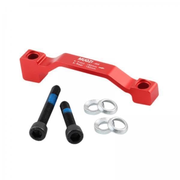 RNXRZANK 2X Disc Brake Bracket for Bicycles, Adapter for Bike Disc Systems, 180mm Mounting Bracket Replacement