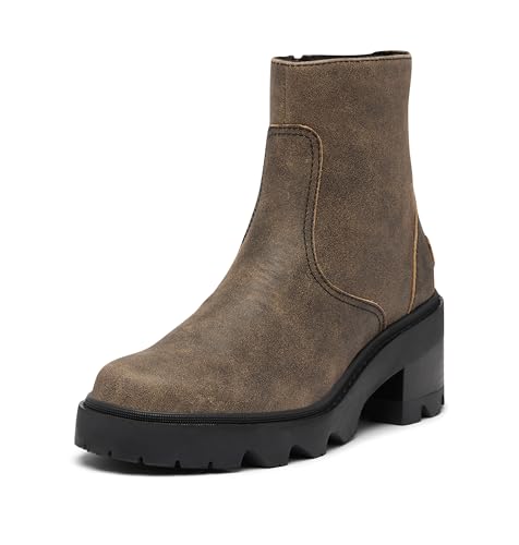 Sorel Women's Joan Now Zip Bootie, Canoe/Black, 7