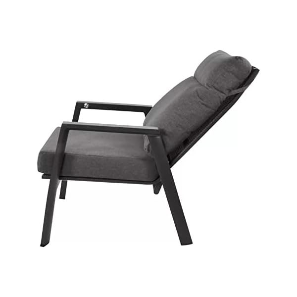 Patioco Loungestuhl Ohio Aluminium Anthrazit