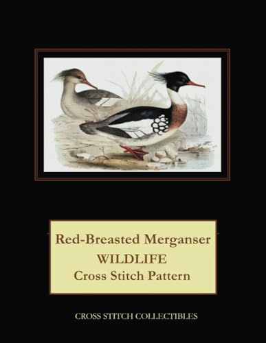 Red-Breasted Merganser: Wildlife Cross Stitch Pattern