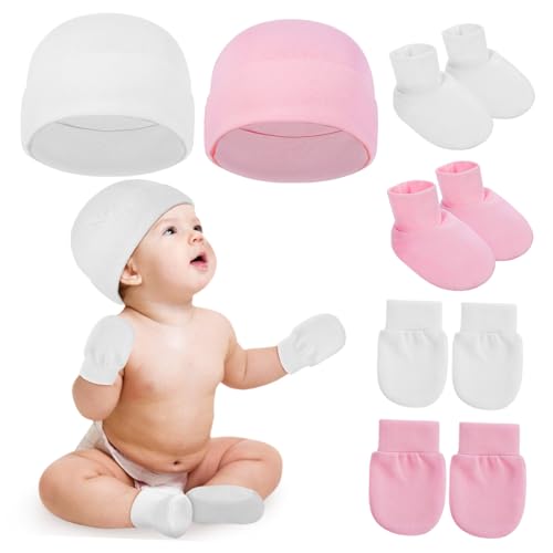 BESPORTBLE 2Sets Hat and Mittens of for Boys and Comfortable and Breathable for Parents Suitable for Months Multi