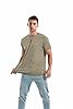 KLIEGOU Men's T-Shirts - Premium Cotton Crew Neck Tees S - 4XL, 2166 Army Green, XL #2