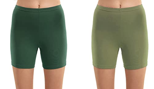Image of OM SAI LATEST CREATION Poly Spandex Women's Sport Shorts for Regular Fit | Sport Shorts for Workout, Yoga, Running, Exercise, Cycling, Gym Wear for Casual Day (Pack of 2)