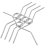 SUPVOX 5 Stück Ersatzfedern für Gartenscheren Teiliges aus Edelstahl Stabile Dicke Trimmfedern...