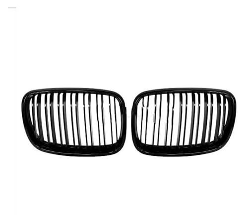 Calandre avant pour E70 E71 style noir brillant double lamelle exclusif - 2