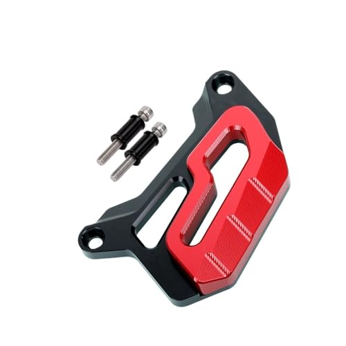 Protection étrier PCX 160 aluminium rouge pour sécuriser le disque de frein avant de scooter