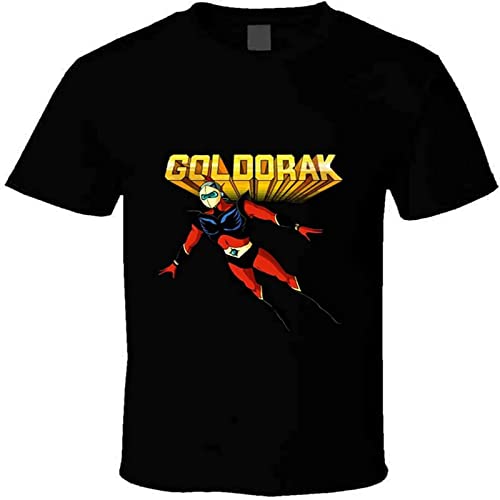 Men's Goldorak Grendizer Duke Fleed Transformation T-Shirt and Apparel T Shirt Black XXX-Large Cover