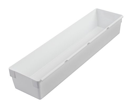Rubbermaid 12X3 WH Drawer Organizer, 12 by 3 by 2-Inch, White, 12