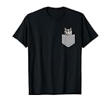 Chat Ojos Azules amusant dans votre poche T-Shirt