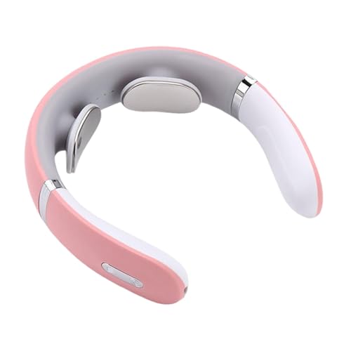 Renopfect Masajeador de cuello con calor, masajeador de cuello de tejido profundo | Dispositivo de masaje de cuello inalámbrico inteligente con almohadillas de electrodos, eficaz y calentado para