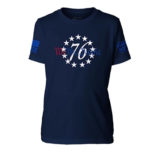 Grunt Style 76 We The People Unisex Youth T-Shirt (Midnight Navy, Large)