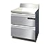 Continental Refrigerator SW27-BS-FB-D Front Breather Work Top Refrigerator, 27" Wide, One-Section,