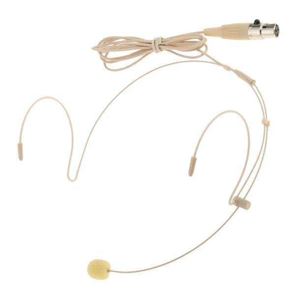 5xProfessional Ear Hook Wired Headset/Headworn Microphone Skin Color 3Pin-picture-14
